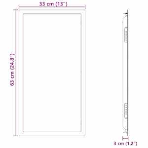Přístupový panel Bílá 63 x 33 x 3 cm Ocel - obrázek 10