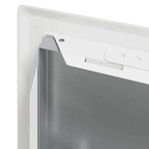 Přístupový panel 2 pcs Bílá 23 x 23 x 3 cm Ocel - obrázek 8