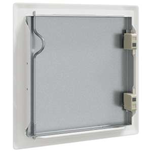Přístupový panel 2 pcs Bílá 23 x 23 x 3 cm Ocel - obrázek 7