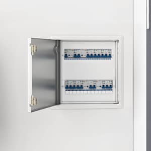 Dostopna enota Bela 43.5 x 33 x 3 cm Jeklo