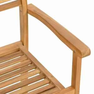 Židle 4 pcs Hnědá 56 x 55 x 90,5 cm Pevné teakové dřevo - obrázek 8