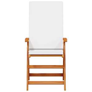 Zahradní křeslo 4 pcs Hnědá a bílá 57 x 71,5 x 104 cm - obrázek 5