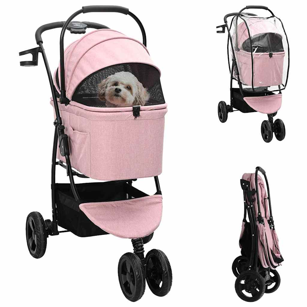 Käytävä lemmikkiratkaisu Pinkki 78 x 54 x 101 cm Oxford-kangas