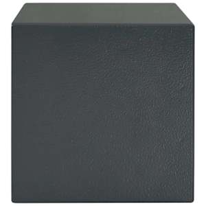 Trezor se zámkem Tmavě šedá 23 x 17 x 17 cm Ocel - obrázek 5