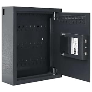 Digitální trezor se zámkem Tmavě šedá 30 x 10 x 36,5 cm Ocel - obrázek 3