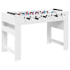 vidaXL Foosball laud Valge 125 x 60,5 x 80 cm Tehispuit