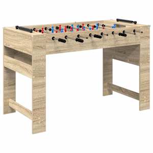 Stolní fotbálek Sonoma dub 125 x 60,5 x 80 cm kompozitní dřevo - obrázek 2