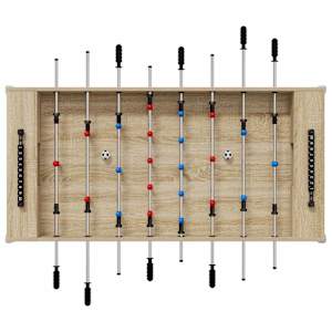 Stolní fotbálek Sonoma dub 125 x 60,5 x 80 cm kompozitní dřevo - obrázek 6