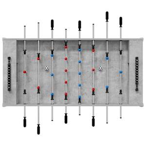 Stolní fotbálek Betonově Šedá 125 x 60,5 x 80 cm - obrázek 6