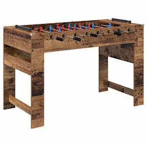 Stolní fotbálek Staré dřevo 125 x 60,5 x 80 cm kompozitní dřevo - obrázek 2