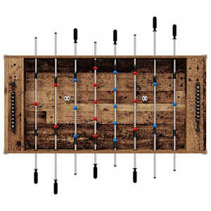 Stolní fotbálek Staré dřevo 125 x 60,5 x 80 cm kompozitní dřevo - obrázek 6
