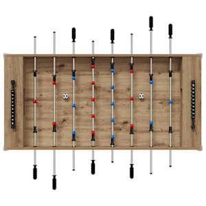 Stolní fotbálek Řemeslný Dub 125 x 60,5 x 80 cm - obrázek 6