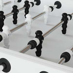 Igralci za namizni nogomet 24 pcs Črna in bela HIPS