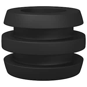 Bumpers pro fotbálkové stoly 16 pcs Černý 3 x 3 x 2 cm TPE - obrázek 4