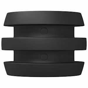 vidaXL Foosball laua bumpers 16 tk Must 3 x 3 x 2 cm TPE