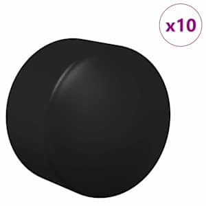 Zástrčky stolu na fotbálek 10 pcs Černý 1,9 x 1,9 x 1,6 cm PP - obrázek 3