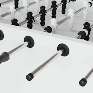 Nogometna ležaja za mizo 10 pcs Črna 3 x 3 x 2,1 cm Plastika