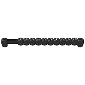 Počítadlo pro fotbalový stůl 2 pcs Černý 30 x 2,2 x 2,9 cm HIPS - obrázek 3