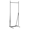 vidaXL Riidepuu Must 62 x 48 x 158 cm Teras