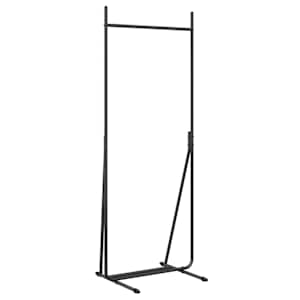 vidaXL Riidepuu Must 62 x 48 x 158 cm Teras
