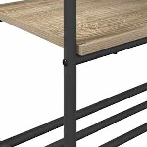 Kovový stojan na oblečení s policí Sonoma dub 77 x 30 x 171 cm - obrázek 8