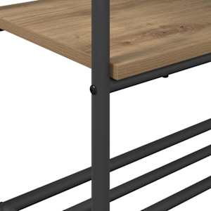 Kovový stojan na oblečení Artisanový dub 77 x 30 x 171 cm - obrázek 8