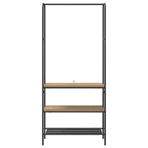 Kovový stojan na oblečení Artisanový dub 77 x 30 x 171 cm - obrázek 5