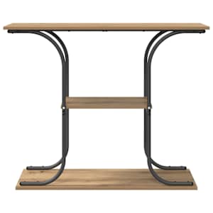 Konzolový stolek s policí Artisanový dub 101 x 35 x 80,5 cm - obrázek 5
