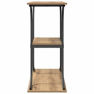 Konzolový stolek s policí Artisanový dub 101 x 35 x 80,5 cm - obrázek 6