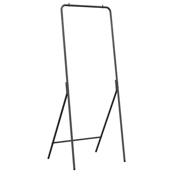 vidaXL Riidepuu Must 60 x 53 x 155 cm Teras