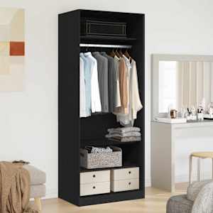 Garderobna omara Umetni hrast 80 x 50 x 200 cm Konstruiran les