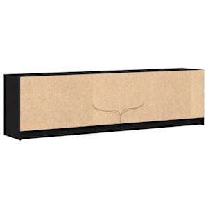 TV jednotky 2 pcs Černá 180 x 34 x 50 cm Kompozitní dřevo - obrázek 9