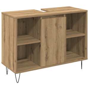 Sada koupelnového nábytku 3 pcs Artisanový dub kompozitní dřevo - obrázek 4