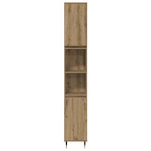 Sada koupelnového nábytku 3 pcs Artisanový dub kompozitní dřevo - obrázek 8