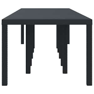 Zahradní stůl Antracit 350 x 100 x 74 cm polyratan - obrázek 3