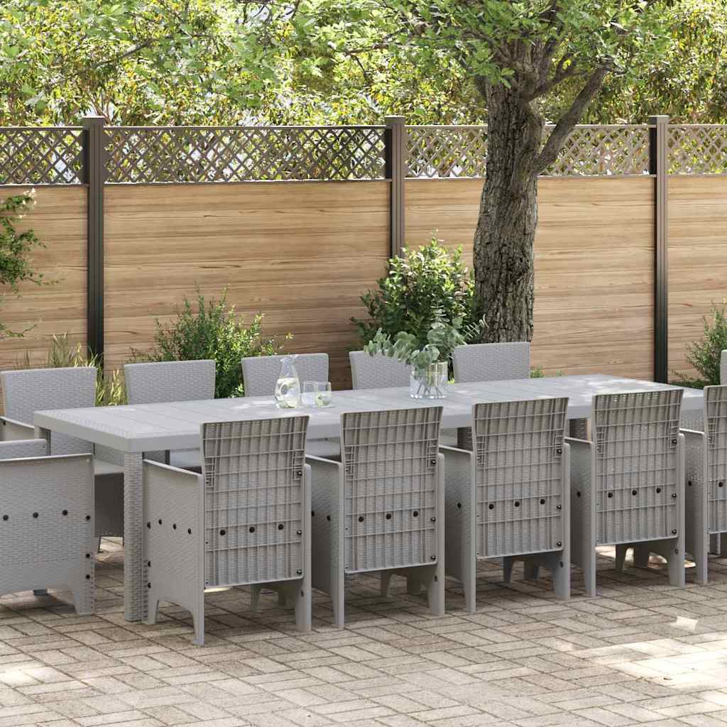 Aia söögilaudade komplekt 13 pcs Helehall 300 x 100 x 73 cm