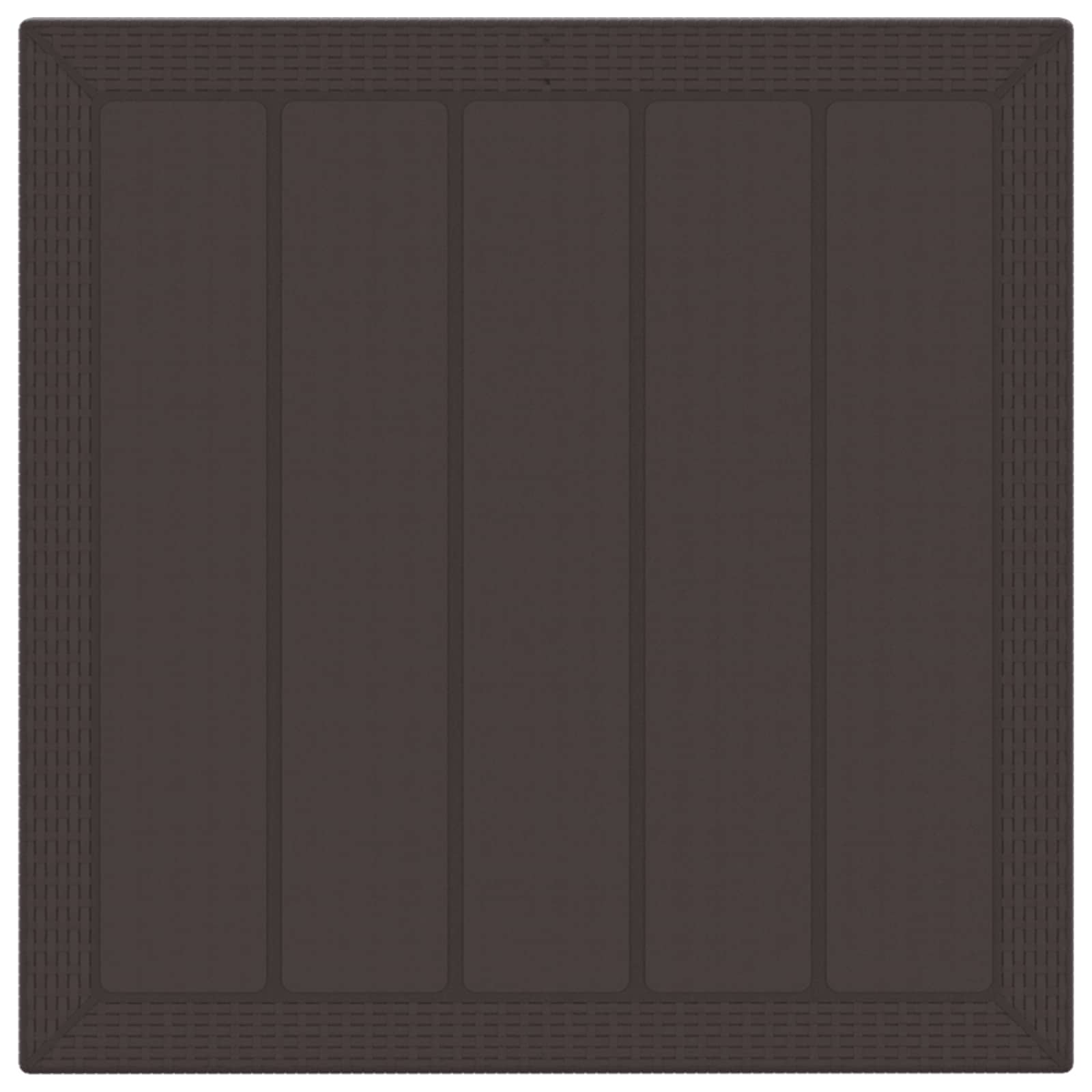 Komplet za jedilnico v vrtu 3 pcs Rjava Polipropilen - slika 2