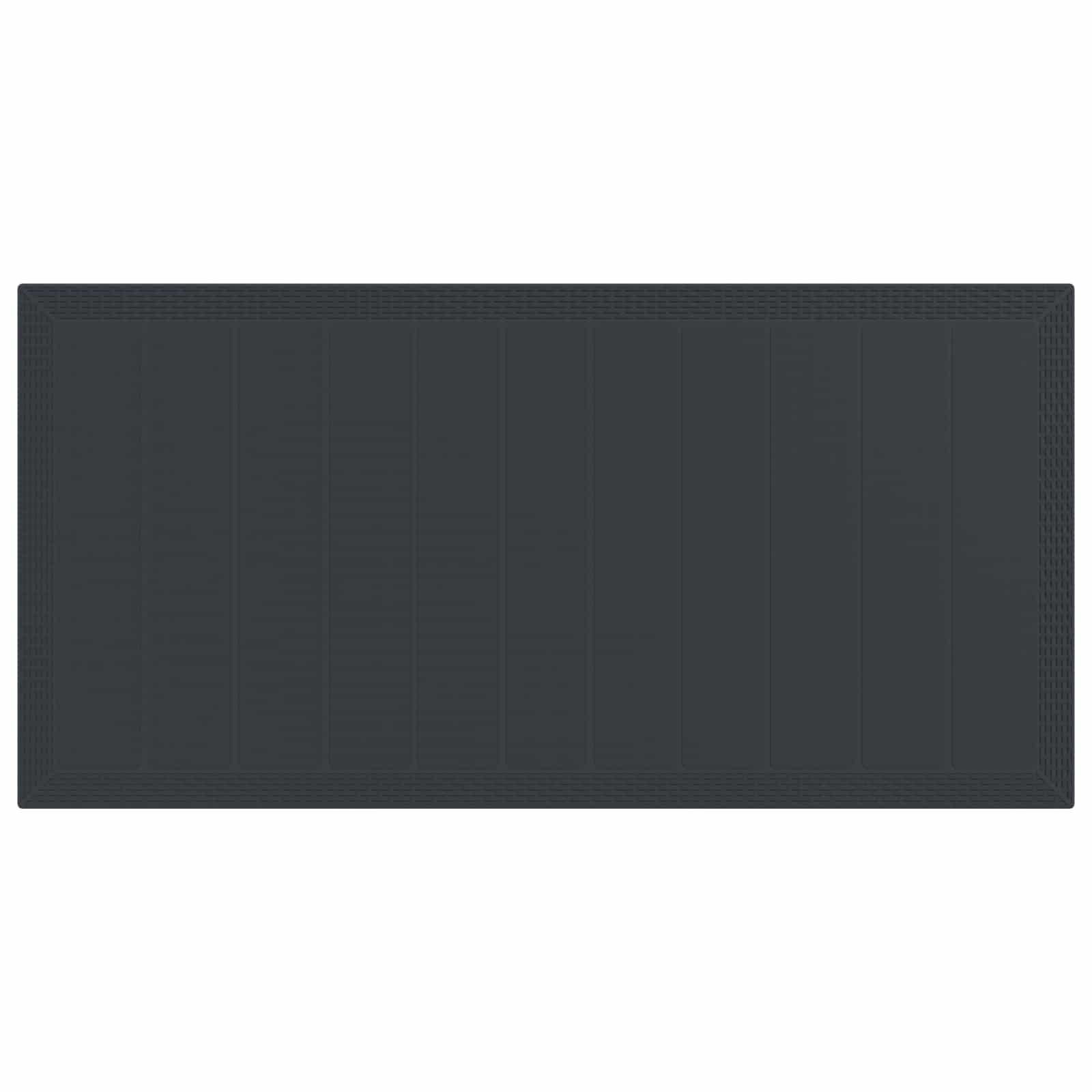 Thumbnail - vidaXL Garten Essgruppe 7 pcs Anthrazit Polypropylen