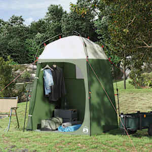 Instant šotor za 2 osebi z hitrim odpiranjem s streho Zelena