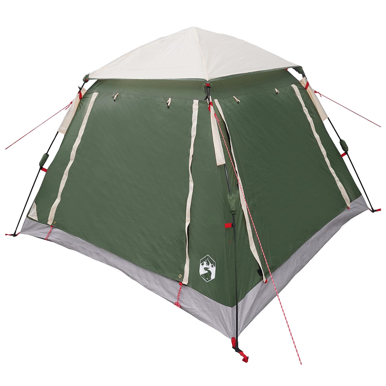 Thumbnail - vidaXL Sofort Zelt mit Speicher Grün 205 x 205 x 143 cm Stahl