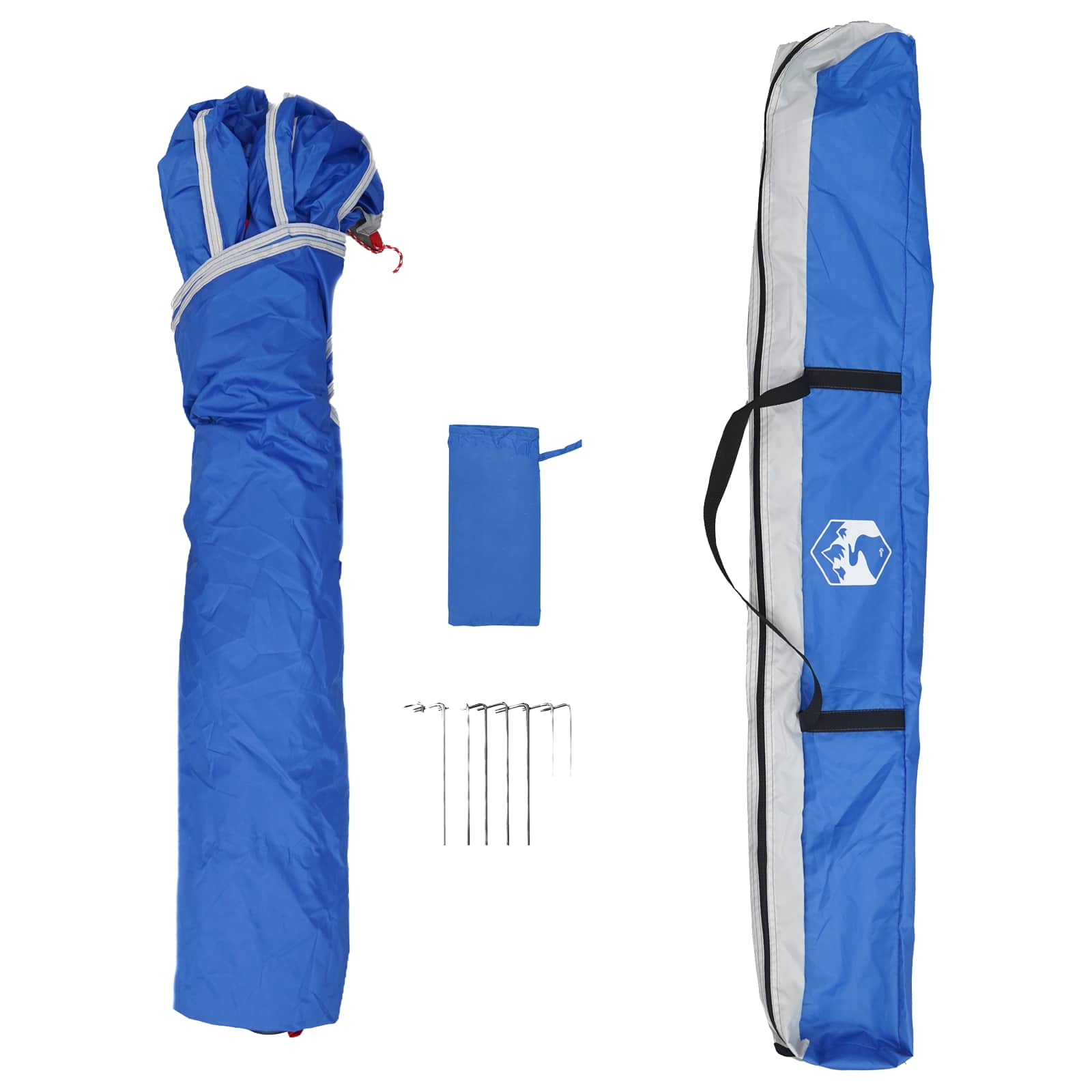 Takojšnji šotor Azurna modra 260 x 260 x 197 cm Jeklo - slika 7