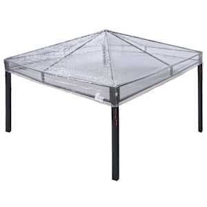 vidaXL Gazebo katte vahetus 300 x 300 x 26 cm L&auml;bipaistev PVC