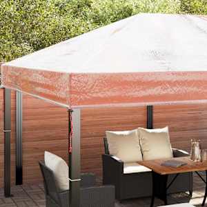 Náhradní kryt altánu Transparentní 400 x 300 x 32 cm PVC - obrázek 4