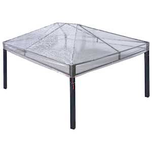 Náhradní kryt altánu Transparentní 400 x 300 x 32 cm PVC - obrázek 2