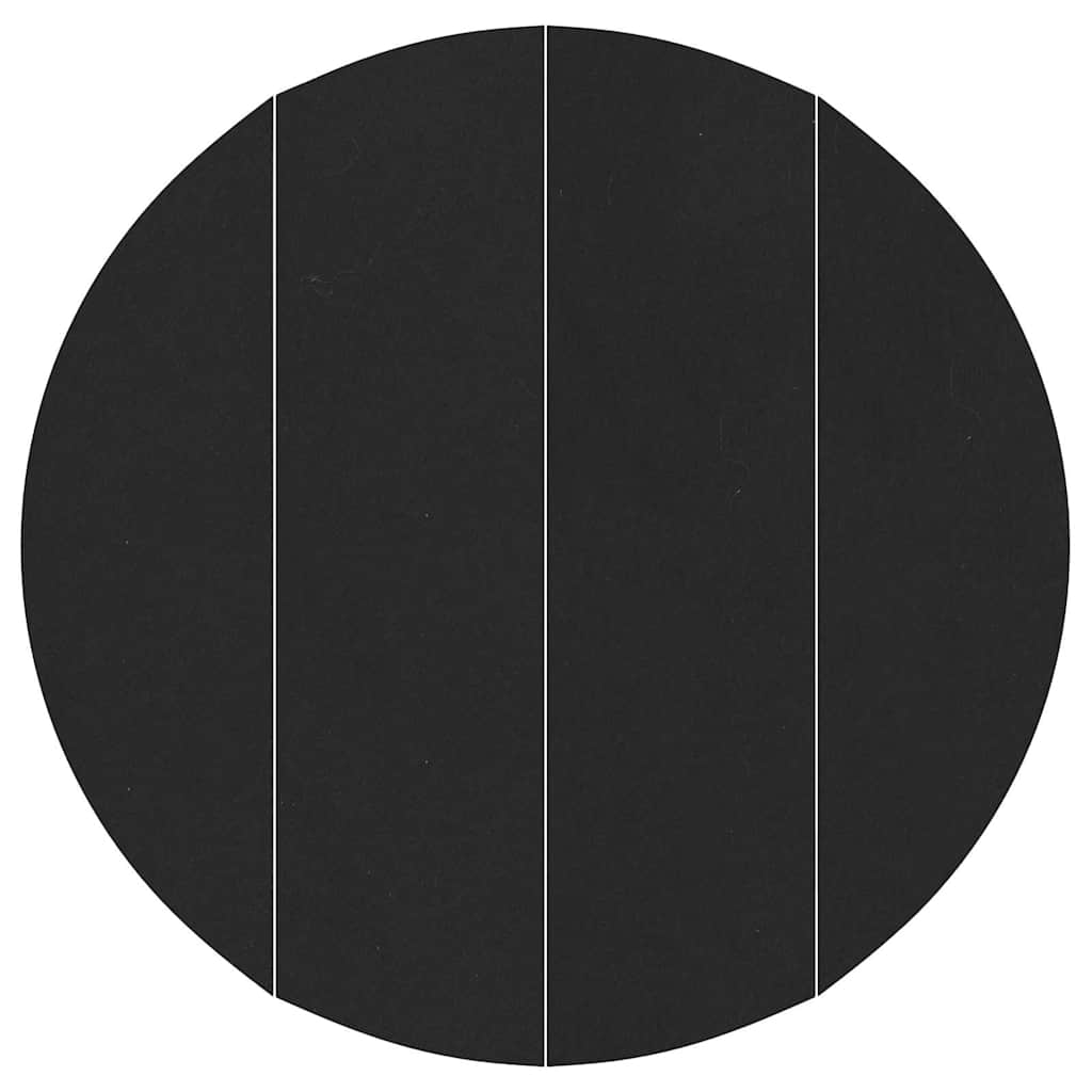 vidaXL Folie pentru Bază de Piscină Negru Ø 428 cm