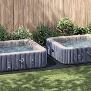 Podloga za bazen Črna 640 x 321 x 0,1 cm Netrdno blago