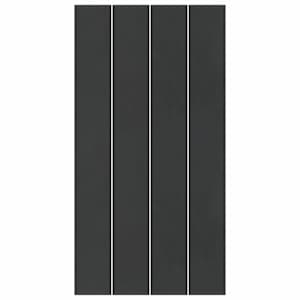 vidaXL Basseini p&otilde;randakatte leht 820 x 420 x 0,1 cm Ristk&uuml;lik Must