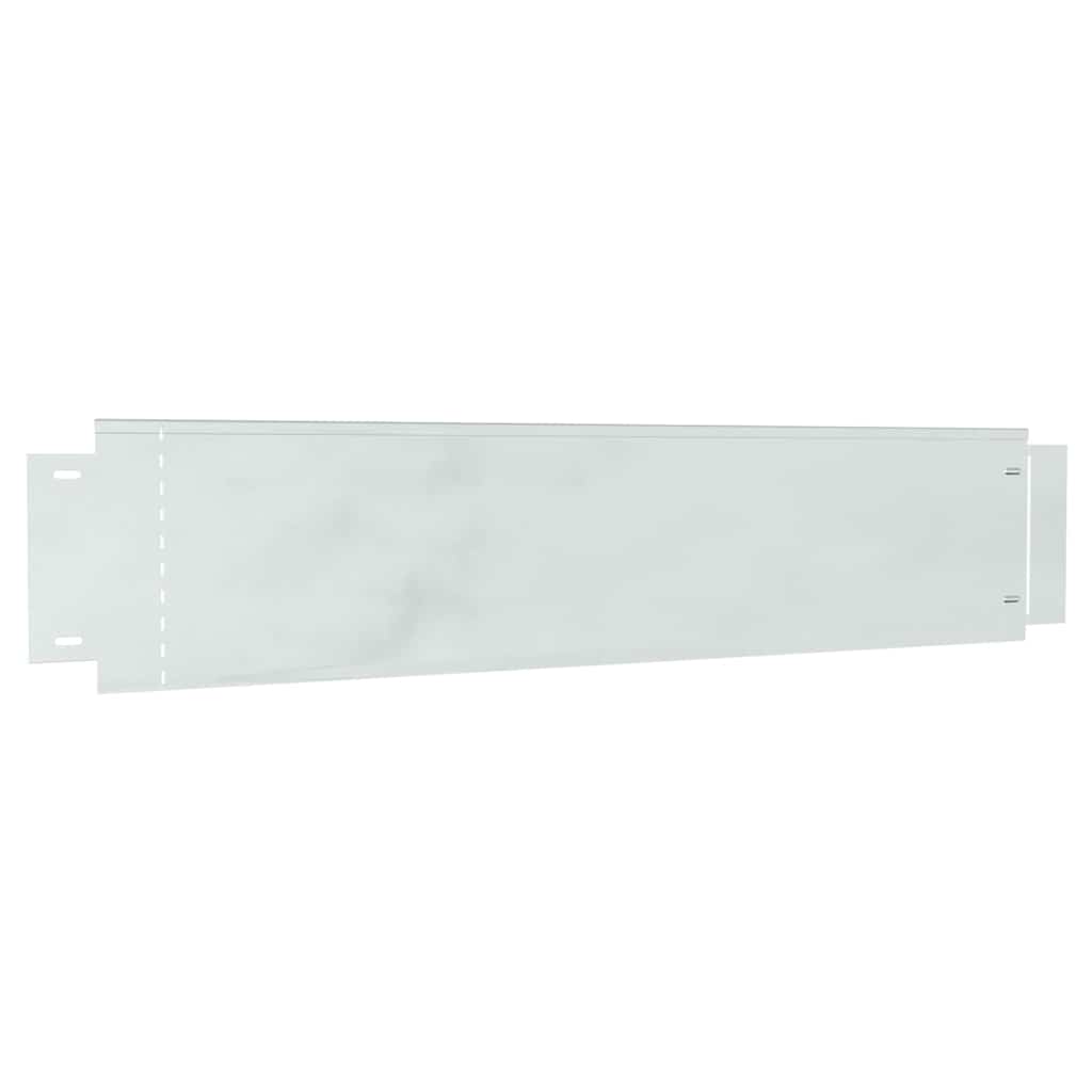 vidaXL Fűszegélyezés 10 pcs Szürke 20 x 100 cm Acél