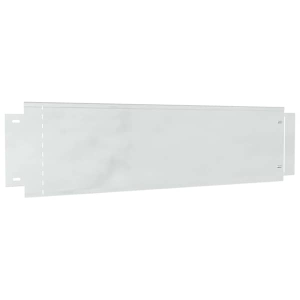 vidaXL Murukatted 10 tk 100 x 25 x 0,07 cm Tsingitud teras H&otilde;bedane