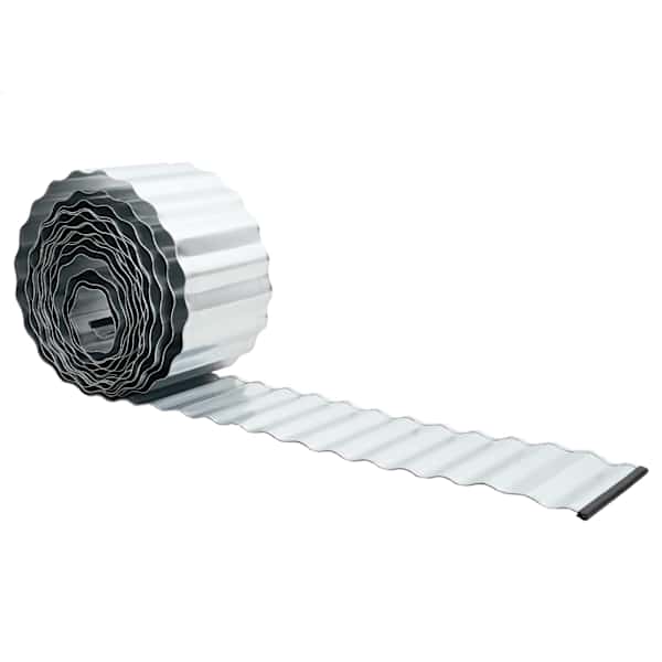 vidaxl Murupiir 1000 x 15 x 0,03 cm Tsingitud teras H&otilde;bedane